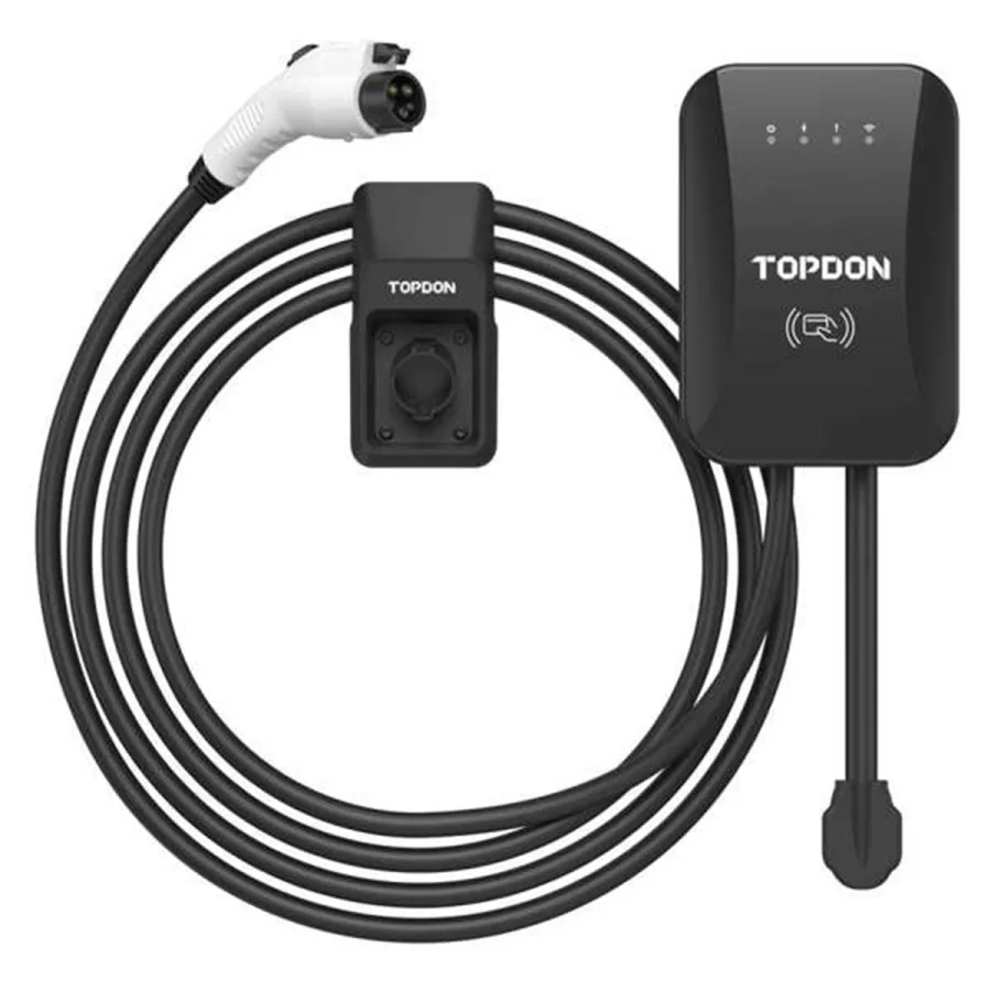 PulseQ AC Home EV Charger 16FT - 40A Level 2 EV Charger w/16FT C