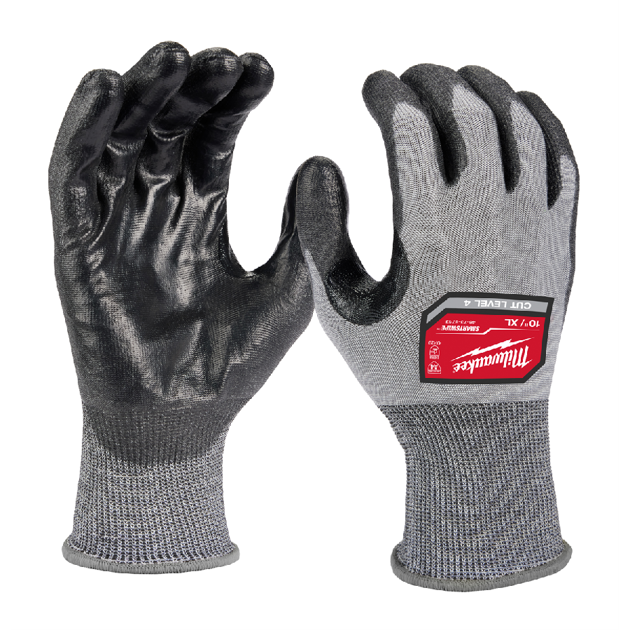 Cut Level 4 High Dexterity Polyurethane Dipped Gloves - XL