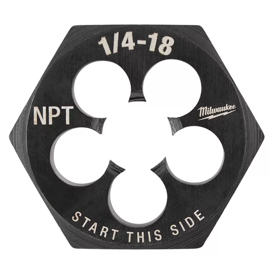 (image for) 1/4"-18 NPT 1-7/16" Hex Threading Die