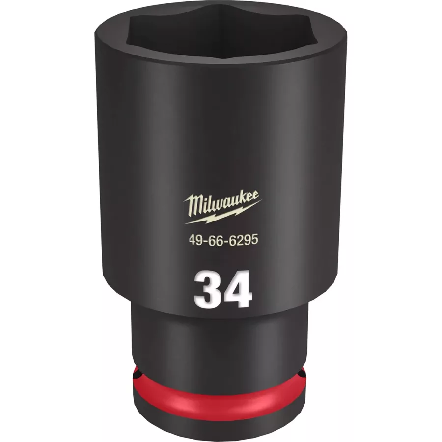 SHOCKWAVE Impact Duty™ 1/2"Drive 34MM Deep 6 Point Socket (image for) SHOCKWAVE Impact Duty™ 1/2"Drive 34MM Deep 6 Point Socket