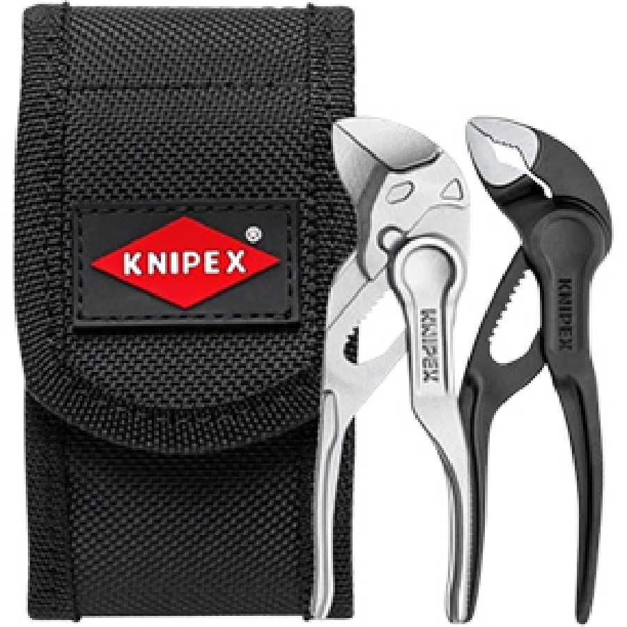 2PC Mini Pliers Set in a Belt Pouch