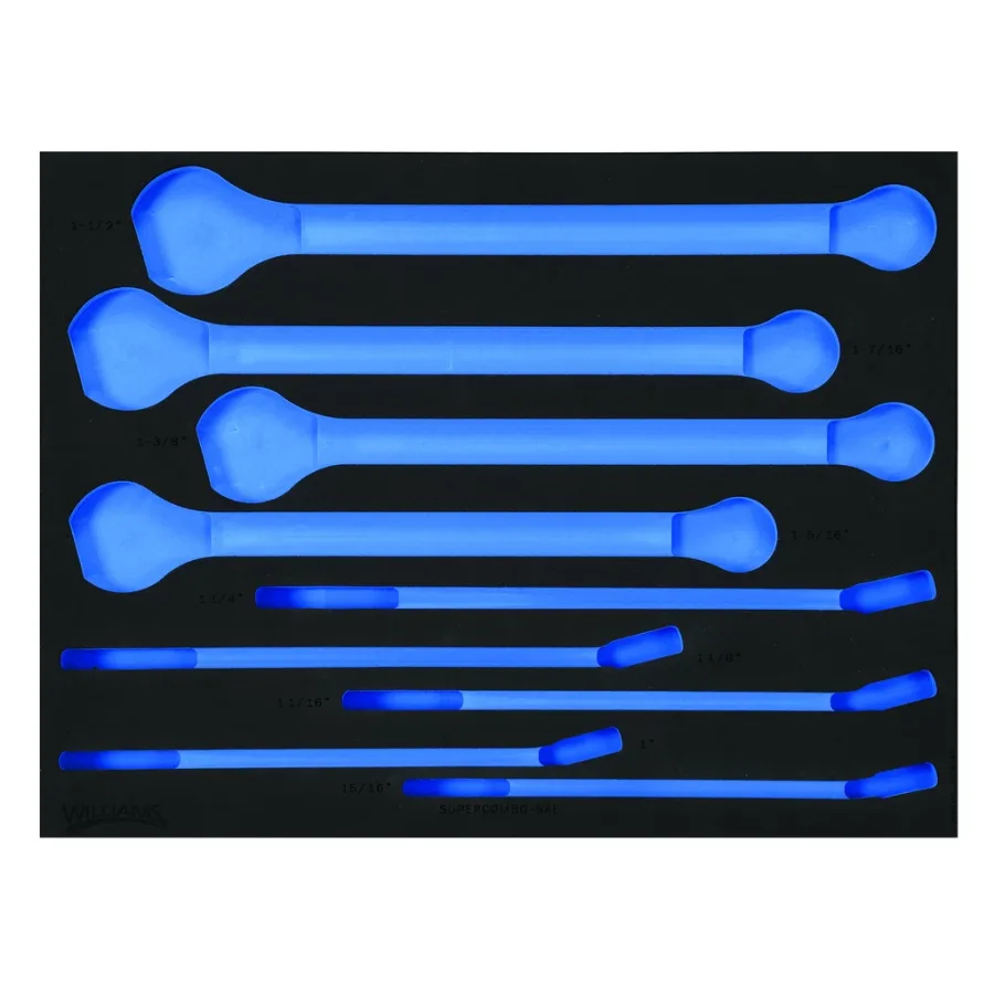 (image for) 2/3 Foam Drawer Inset Only for 9 pc SAE 12-Point SUPERCOMBO(R) C