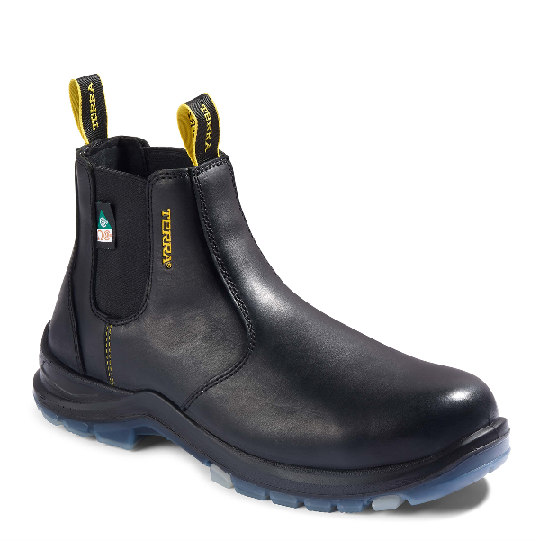 Terra Murphy Chelsea Composite Toe EH Black Boot Size 10