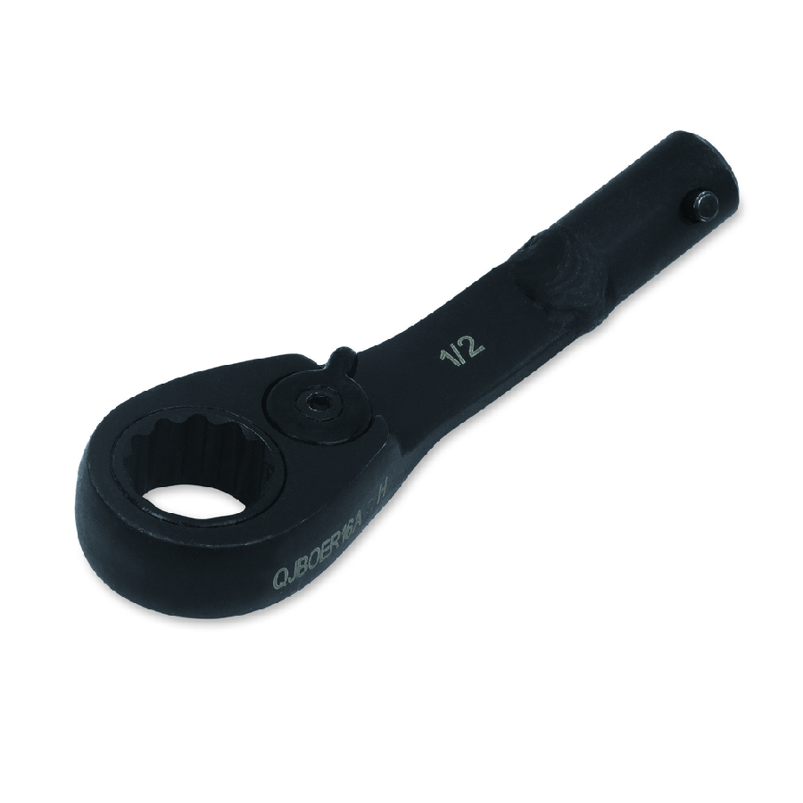 1/2" Square Drive Ratchet Wrench Head, J-Shank