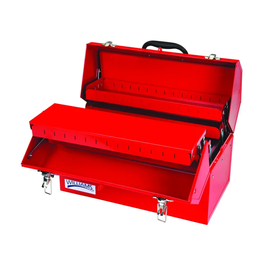 (image for) 21" Four Tray Cantilver Tool Box Red