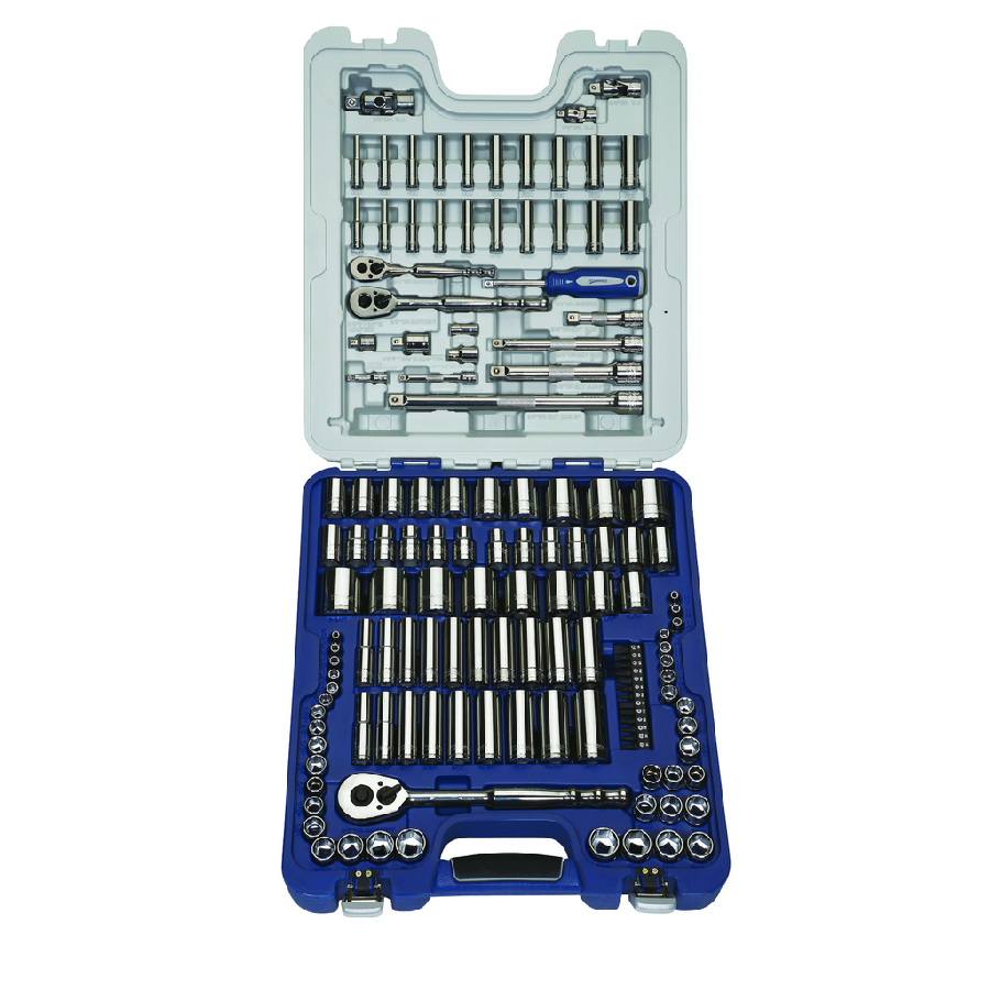 138 pc 1/4", 3/8", 1/2" Drive Socket Set