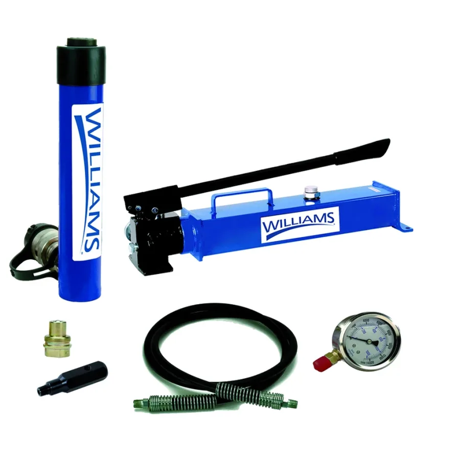 (image for) 25 Ton, 8" Stroke Single Acting Cylinder And Two Speed Hand And