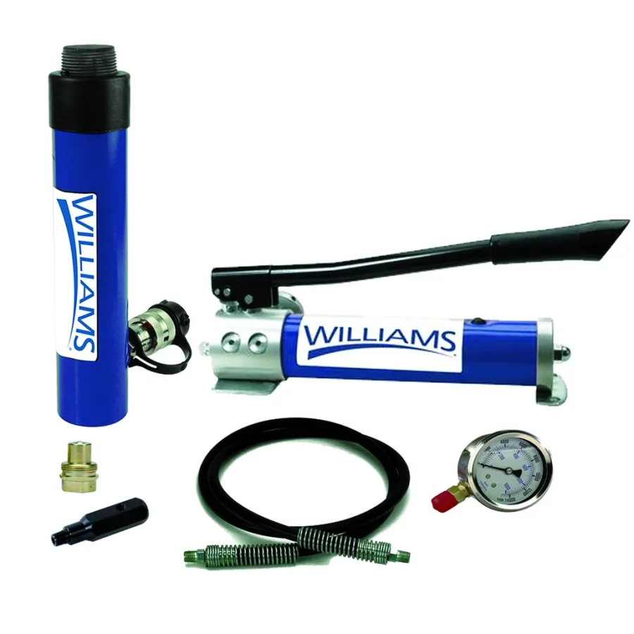 (image for) 10 Ton, 6" Stroke Threaded Hole Cylinder And Two-Speed H And Pum