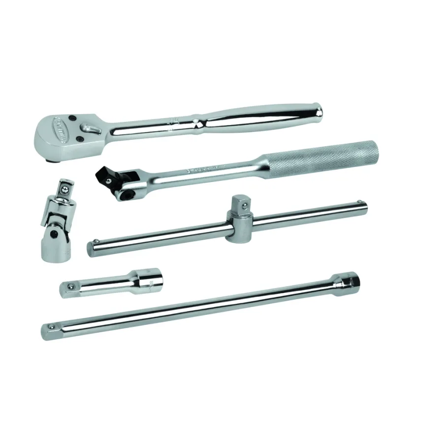 6 pc 3/8" Drive Ratchet and Drive Tool Set (image for) 6 pc 3/8" Drive Ratchet and Drive Tool Set
