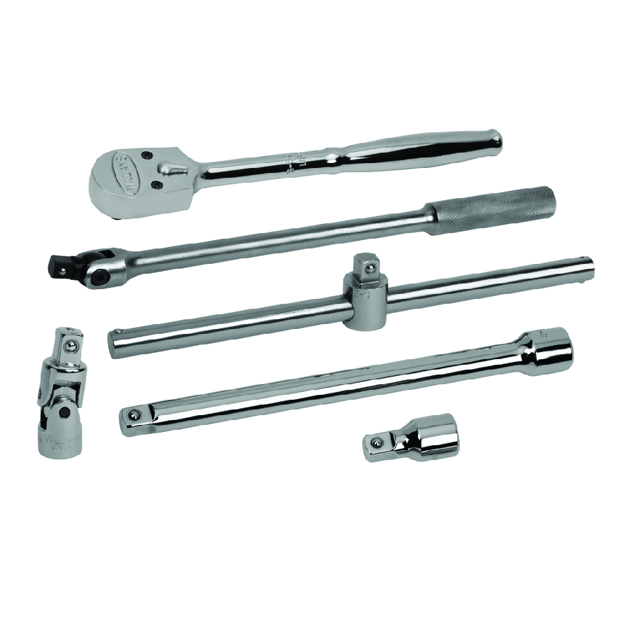 6 pc 1/2" Drive Rachet and Drive Tool Set