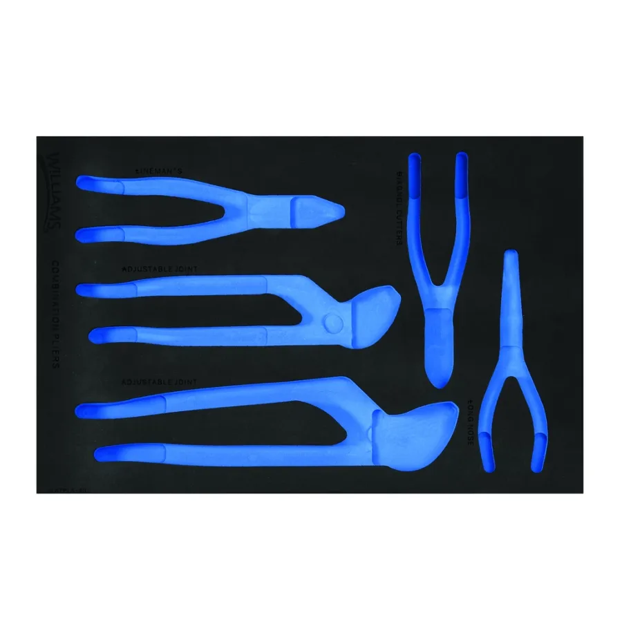 (image for) 1/3 Foam Drawer Inset Only for 5 pc Cutting & Utility Plier Set