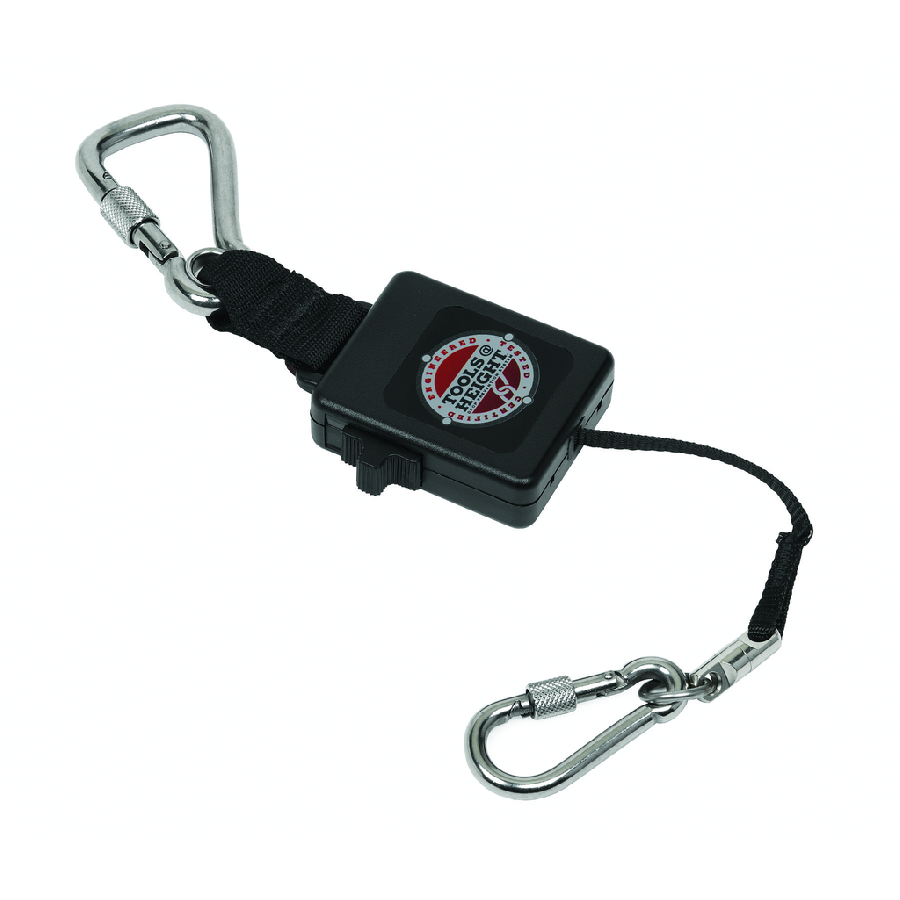 3-1/2 lb Retractable Lanyard with SST Locking Gate Carabiners