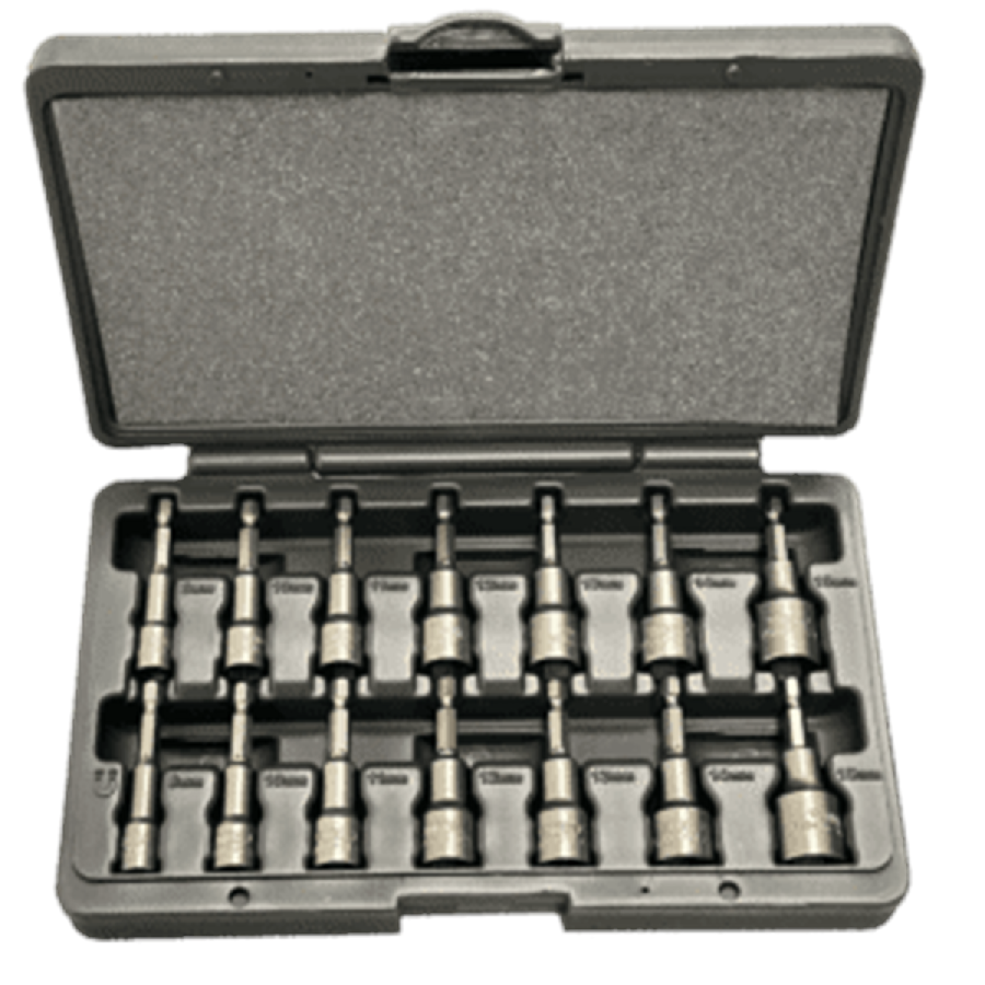 VIM TOOLS 14 PC. METRIC NUT SETTER SET (8-15MM)