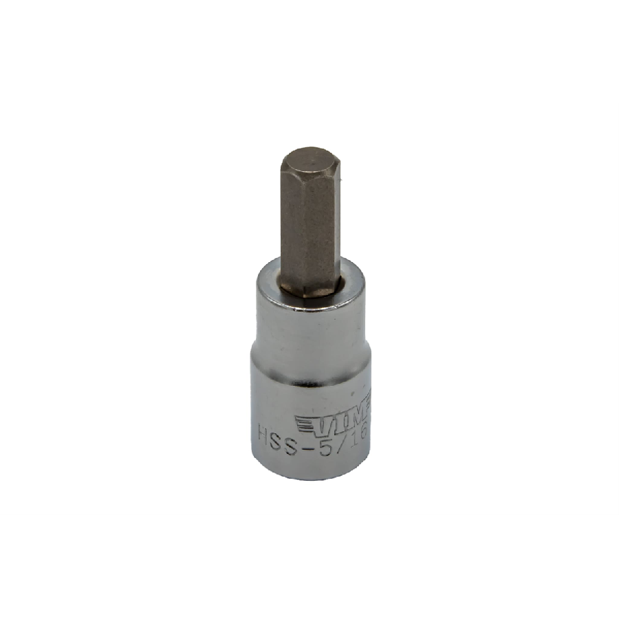 VIM 5/16" HEX & 3/8" SQ DRIVE SATIN BIT HOLDER