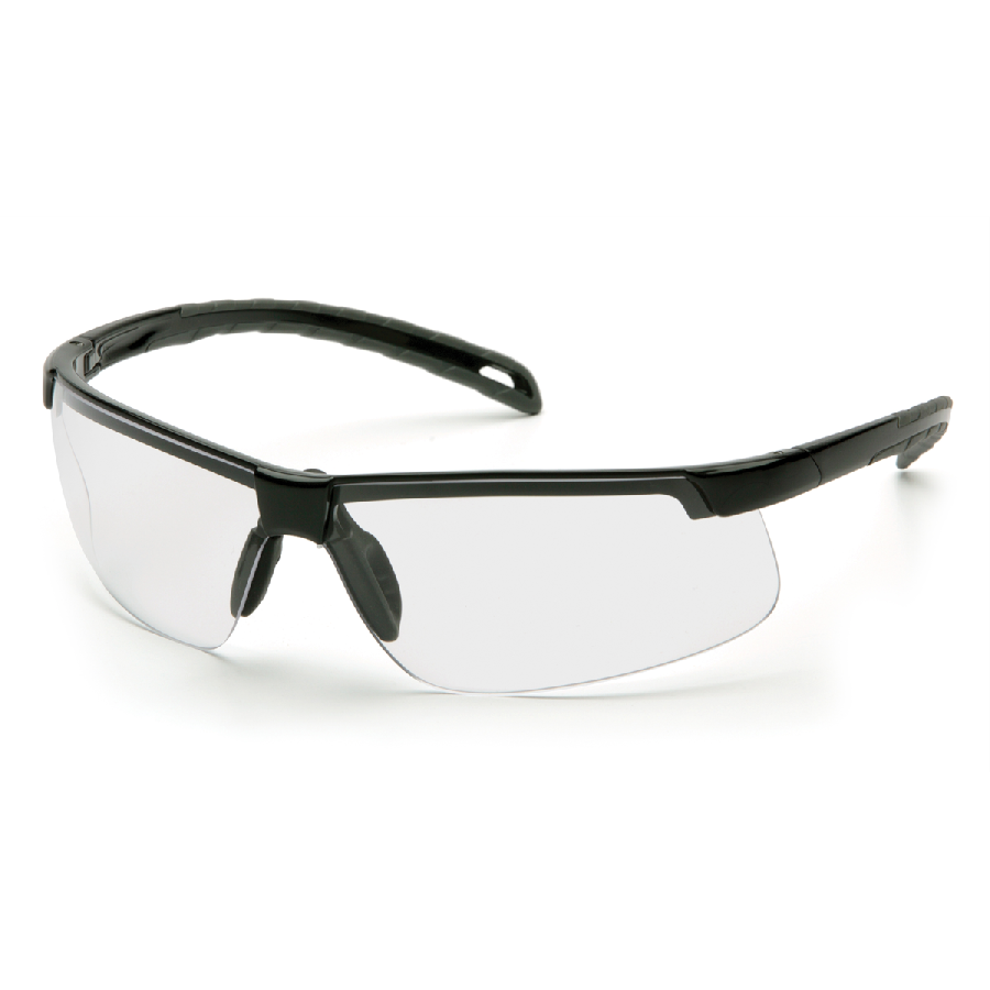 Pyramex Safety - Black Frame/Clear Lens , Sold 12/BOX