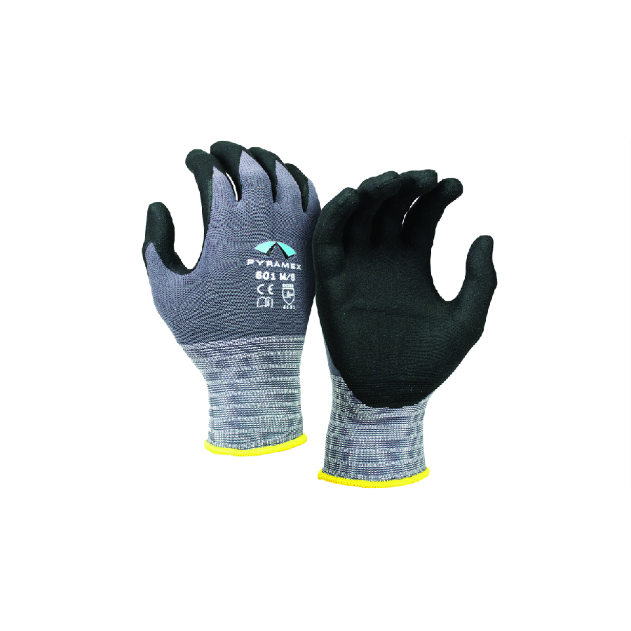 Pyramex Pyramex Safety- Glove Nitrile 18G A3 Dots Thumb Saddle X