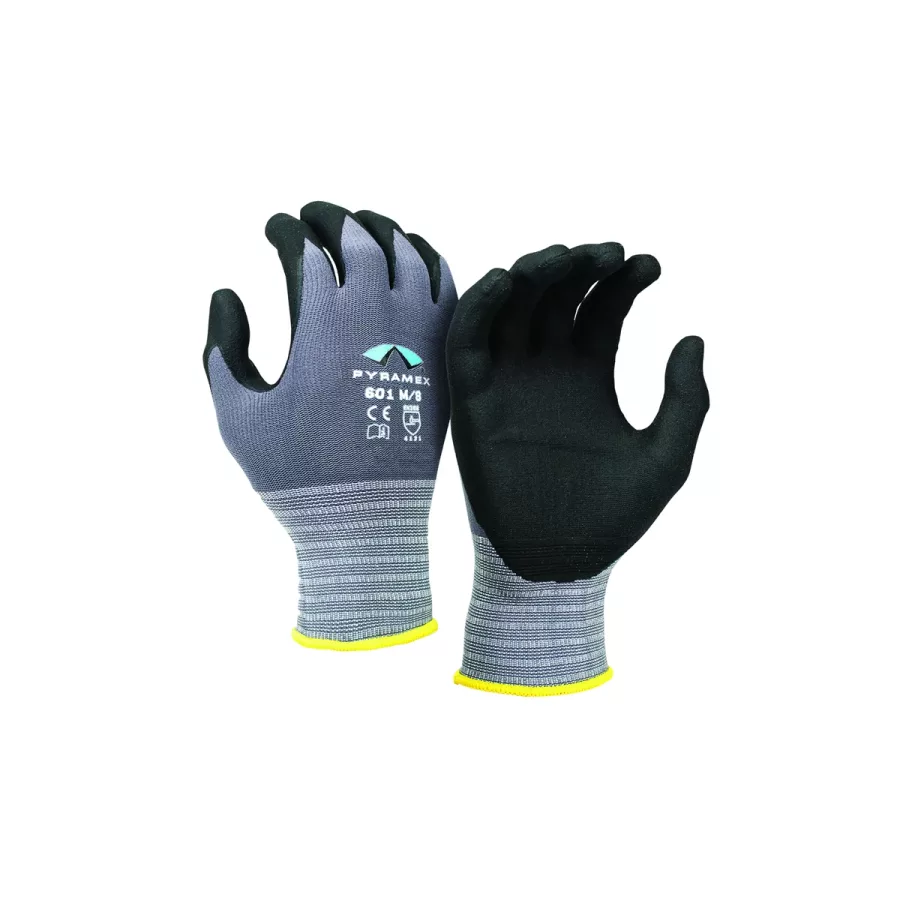 (image for) Pyramex Safety-SandyNitrile 13g HPPE HiVis Org A6 Cut-S , Sold
