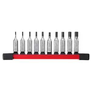(image for) 10 Piece 1/4" Drive SAE Hex