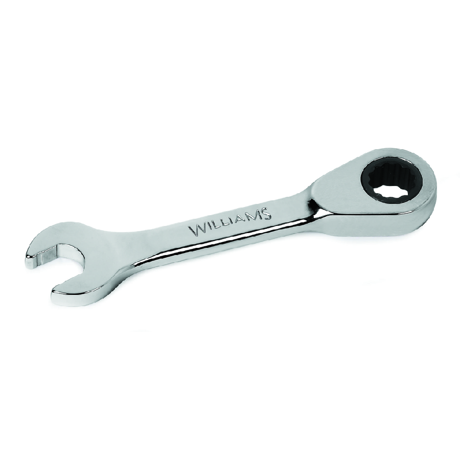 10 mm 12-Point Metric Standard Ratcheting Stubby Combination Wre