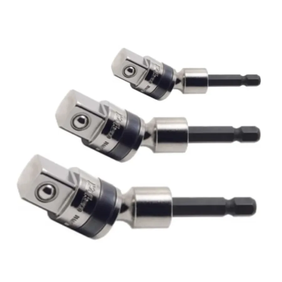 (image for) Ko-ken USA 1/4 Hex Dr. Universal Adaptors 1/4, 1/2, 3/8 Square D