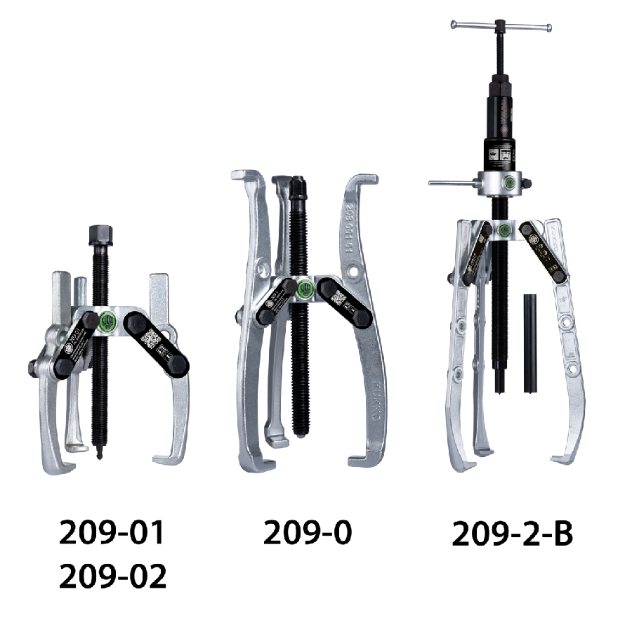 3-armed lug puller "Economy" 230 x 190 mm with oscillating and h