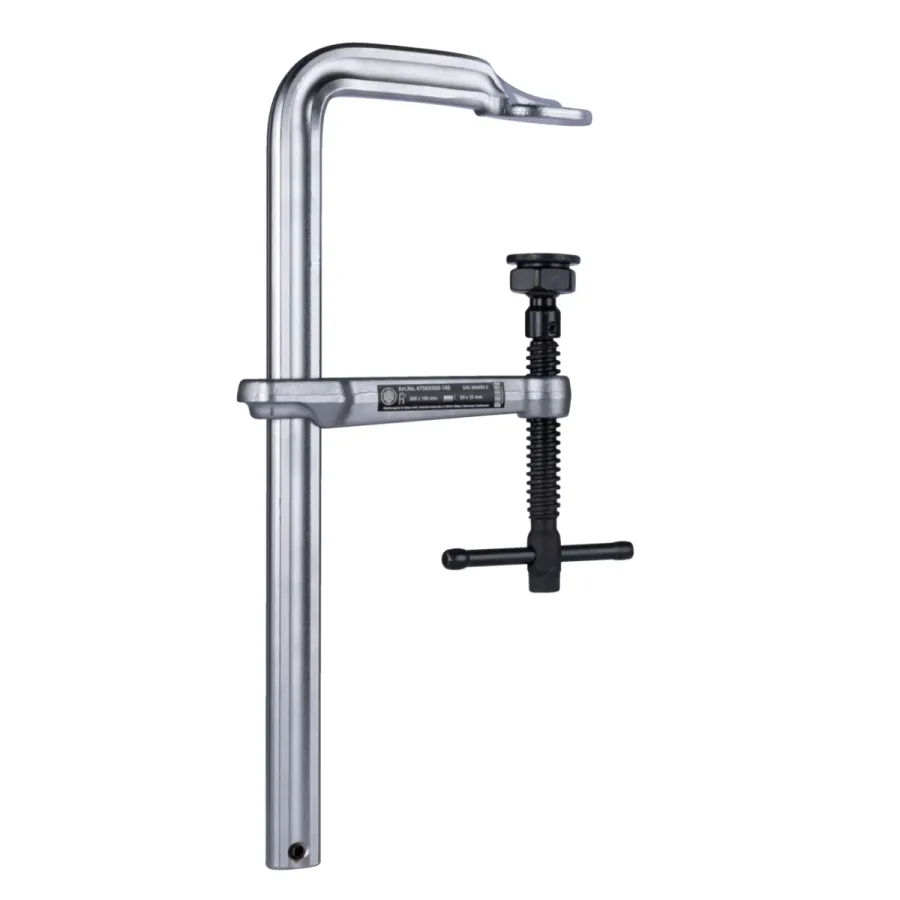 (image for) Heavy all steel locksmith clamps with toggle handle 300 x 140 mm