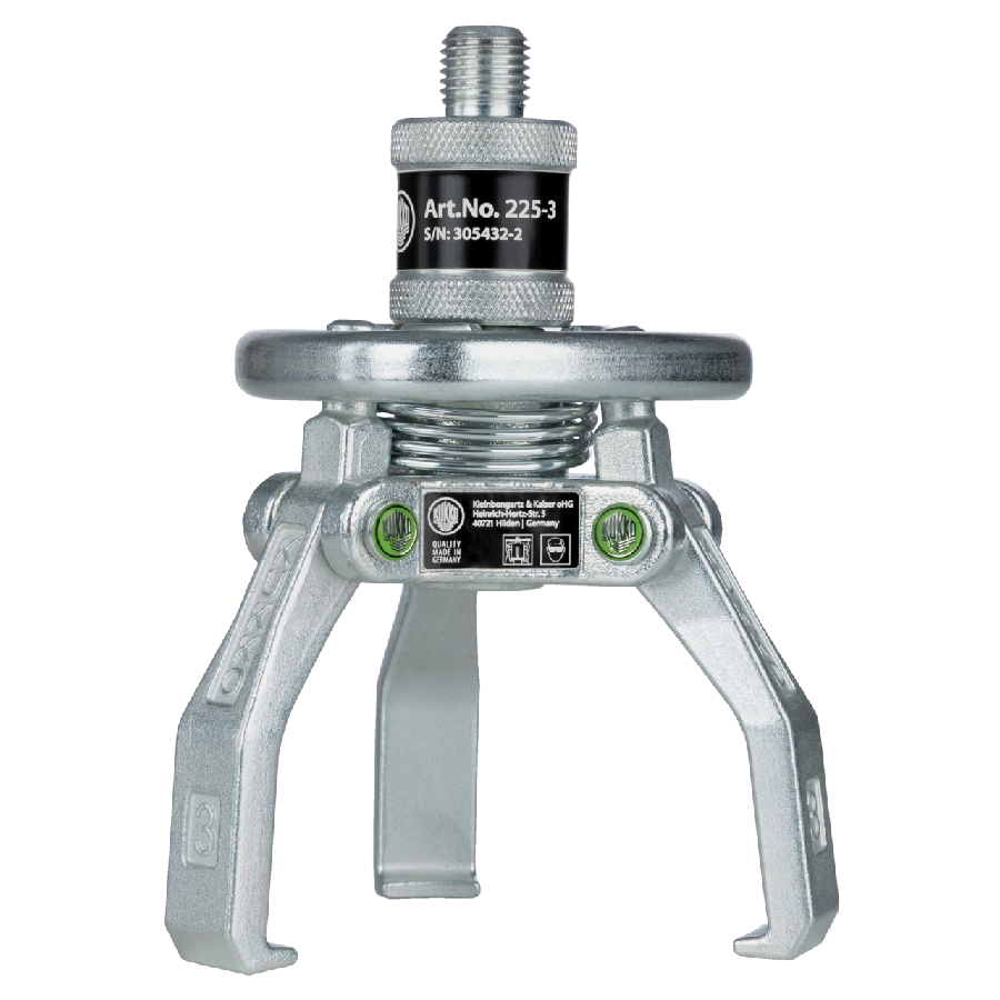 3-arm puller with self-centering puller legs