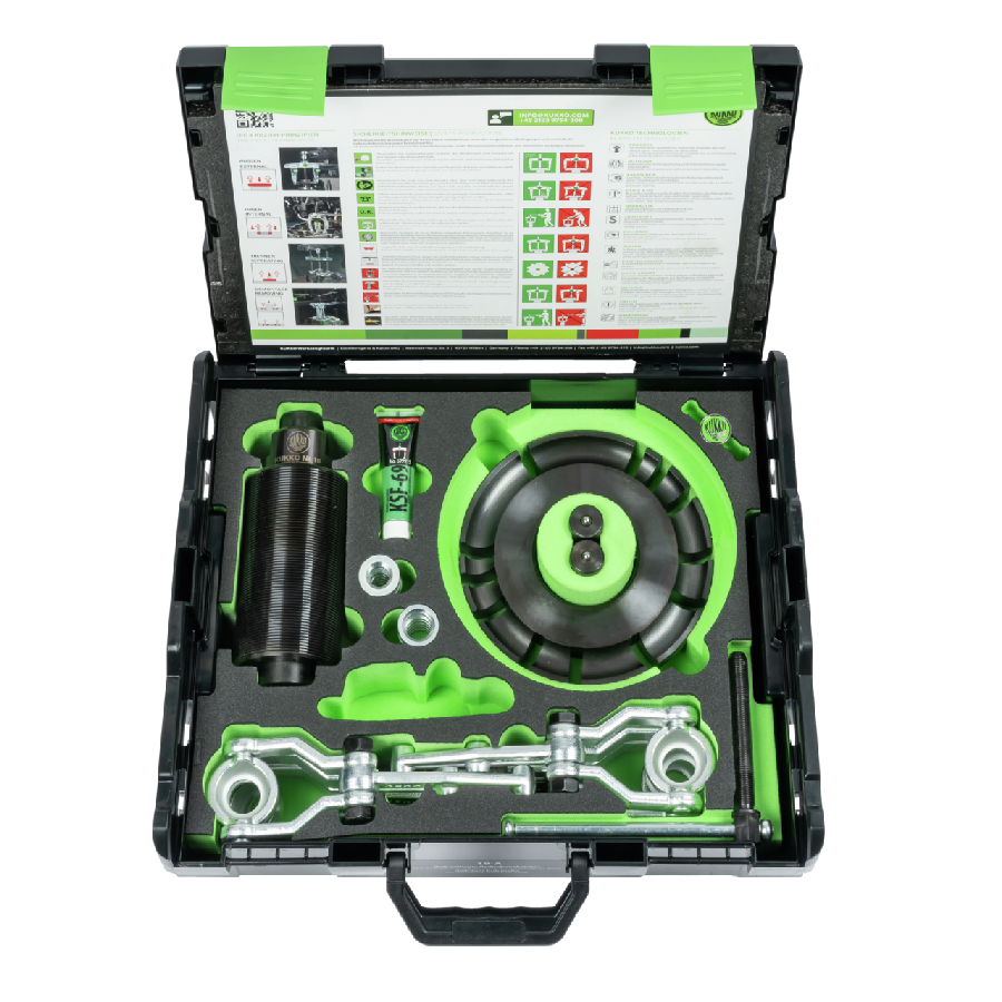 Hydraulic wheel hub puller set up to 250 mm / 20 ton