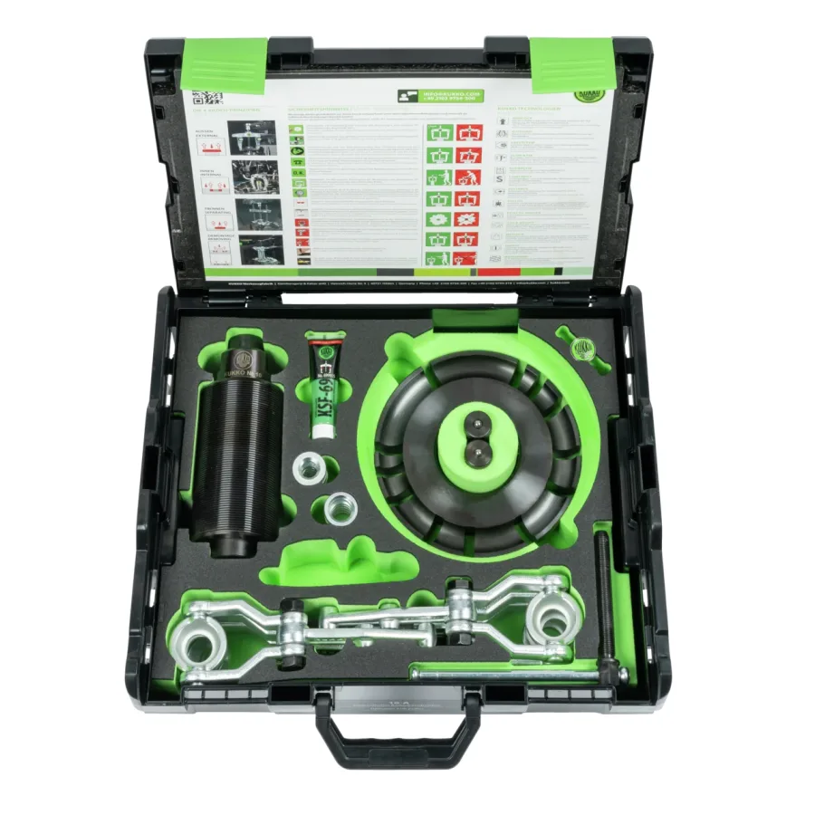 Hydraulic wheel hub puller set up to 250 mm / 20 ton (image for) Hydraulic wheel hub puller set up to 250 mm / 20 ton