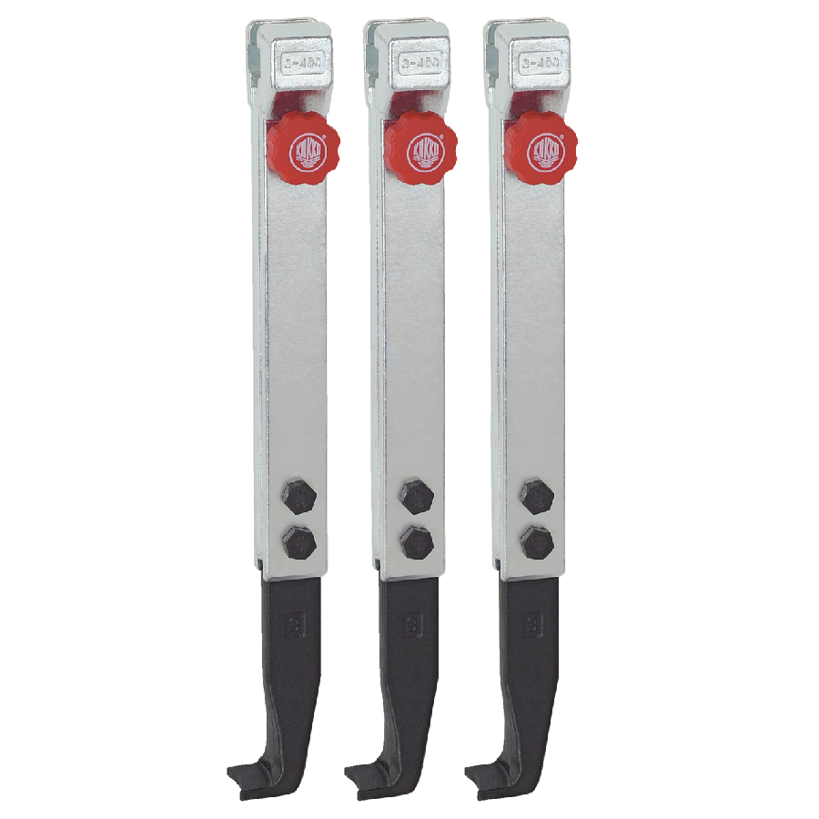 3 narrow, quick-adjustable trigger hooks (set)