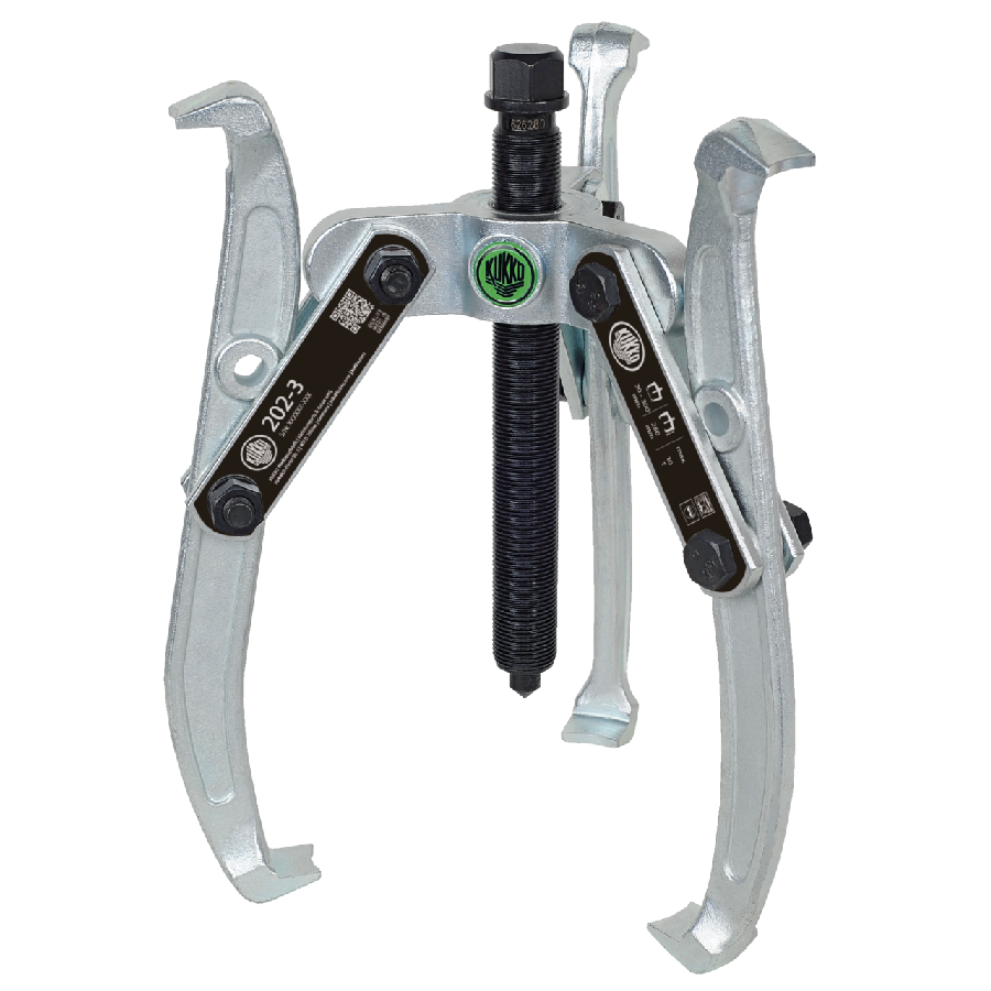 3-armed lug puller 300 x 260 mm with oscillating and reversible