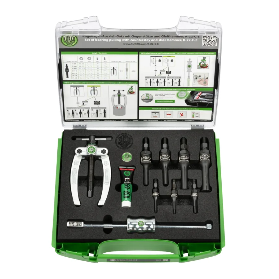 Ball Bearing Puller Set ? 4.8-34 mm (image for) Ball Bearing Puller Set ? 4.8-34 mm