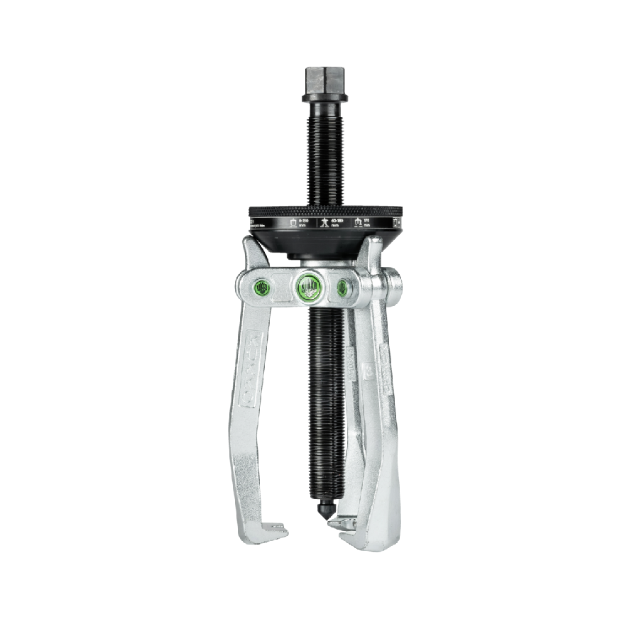 3-jaw puller with conical self-tensioning, up to 120 mm spread,