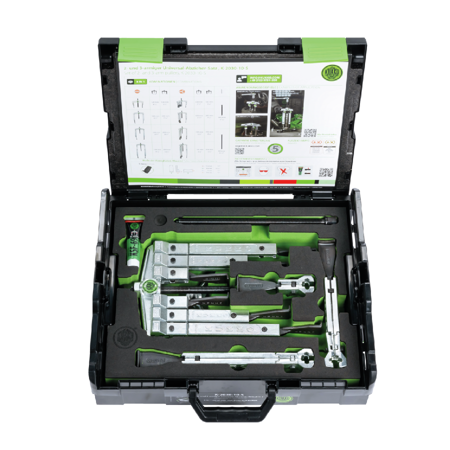 2-, 3-jaw universal puller set with narrow puller jaws (20-10-S,