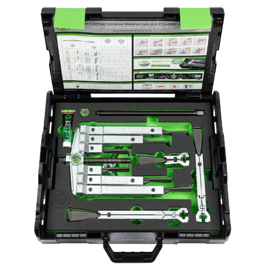 2-, 3-jaw universal puller set with extremely narrow jaws