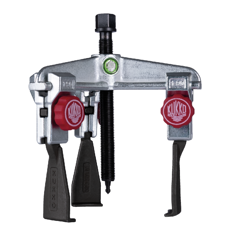 3-arm universal puller 160 x 150 mm with narrow, quick-adjustabl