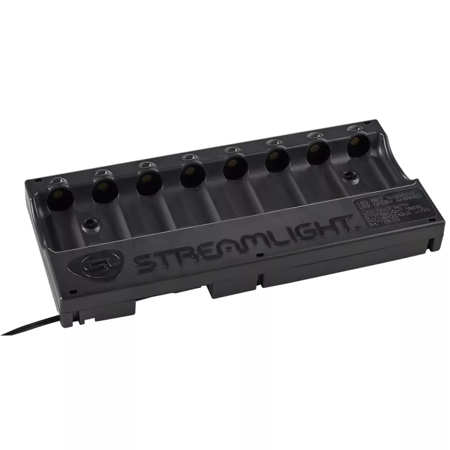 Streamlight Li-Ion 8-unit Bank Charger, No Battery Packs Inc