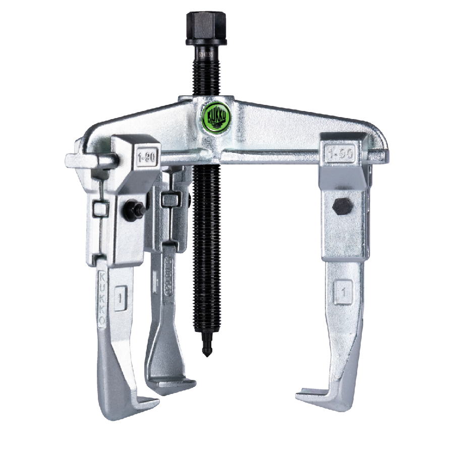 3-jaw universal puller, up to 160 mm spread, 300 mm reach with e