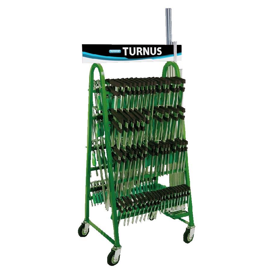 Clamp car for storage or sale