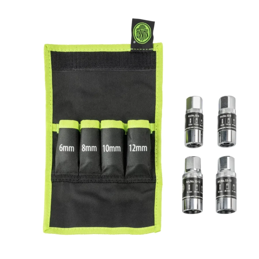 Stud Extractor Set for tight spaces ? 6, 8, 10, 12 mm (image for) Stud Extractor Set for tight spaces ? 6, 8, 10, 12 mm