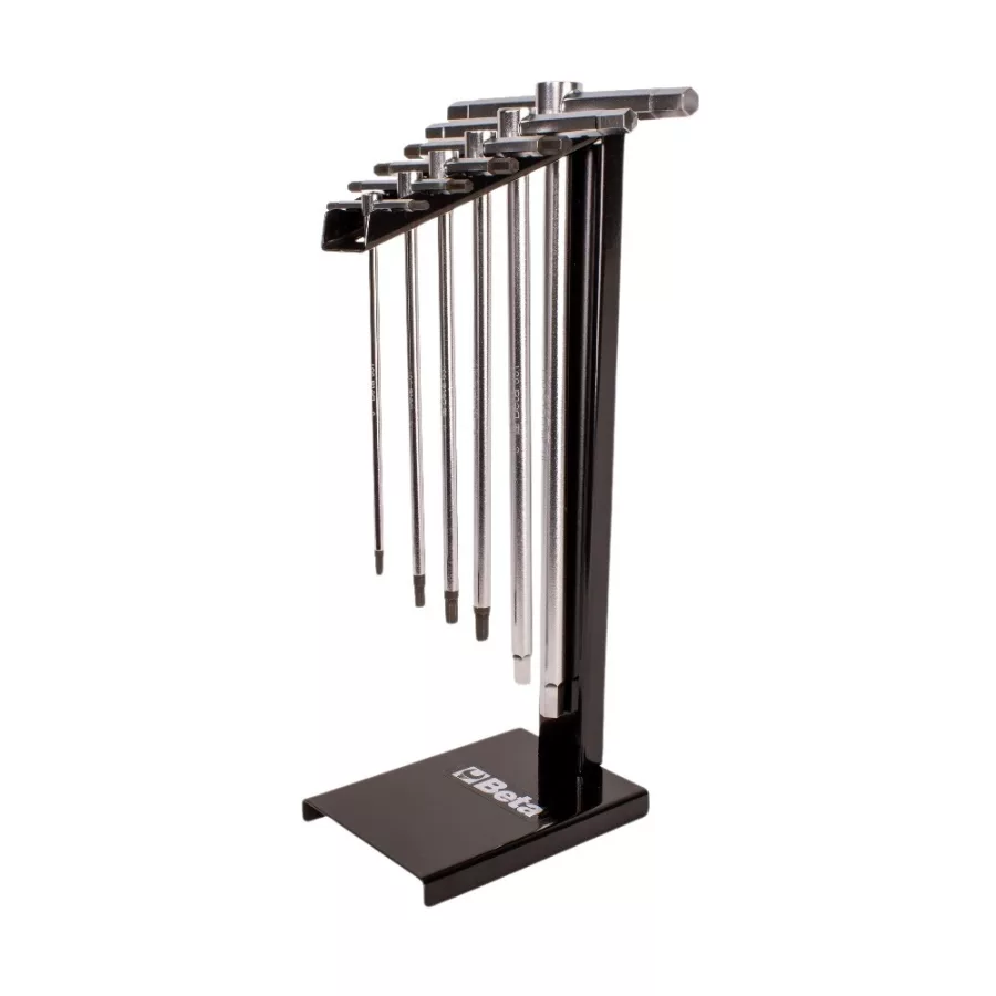 Beta 951/SP6 Set of 6 Sliding T-Handle Hex Key Allen Wrenches wi