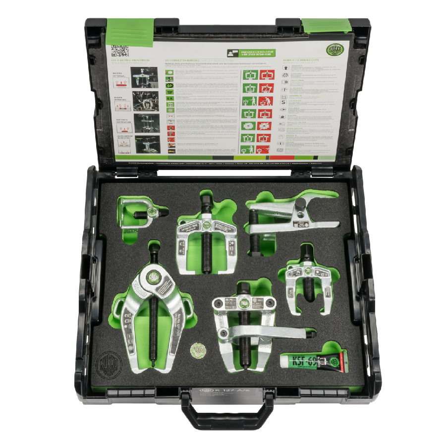 Front-end service set for disassembly and maintenance of steerin