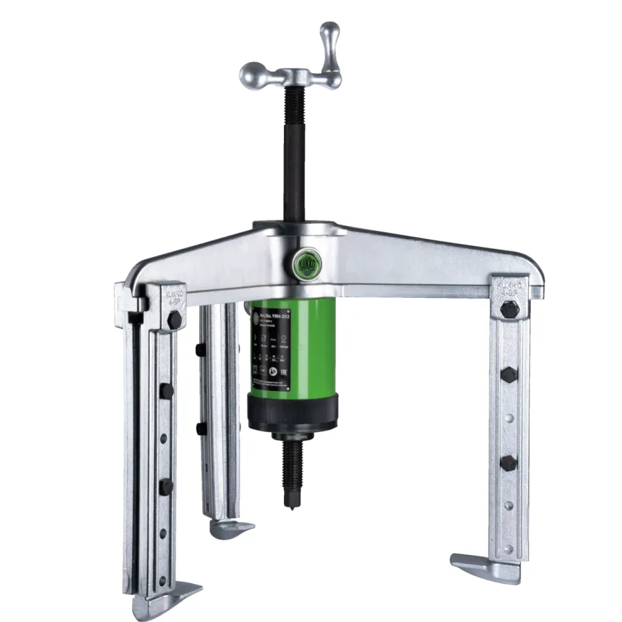 (image for) Hydr., extra strong, 3-arm puller with adjustable clamping depth