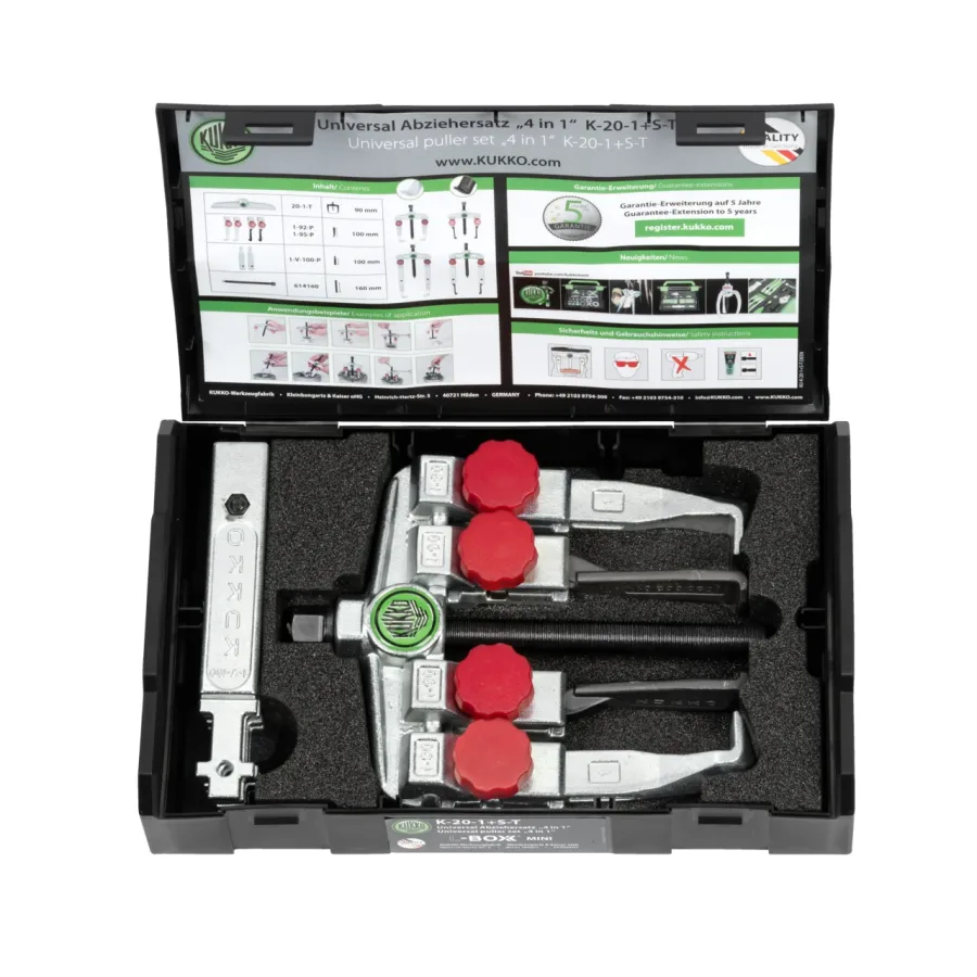 (image for) 2-jaw universal puller set with extensions