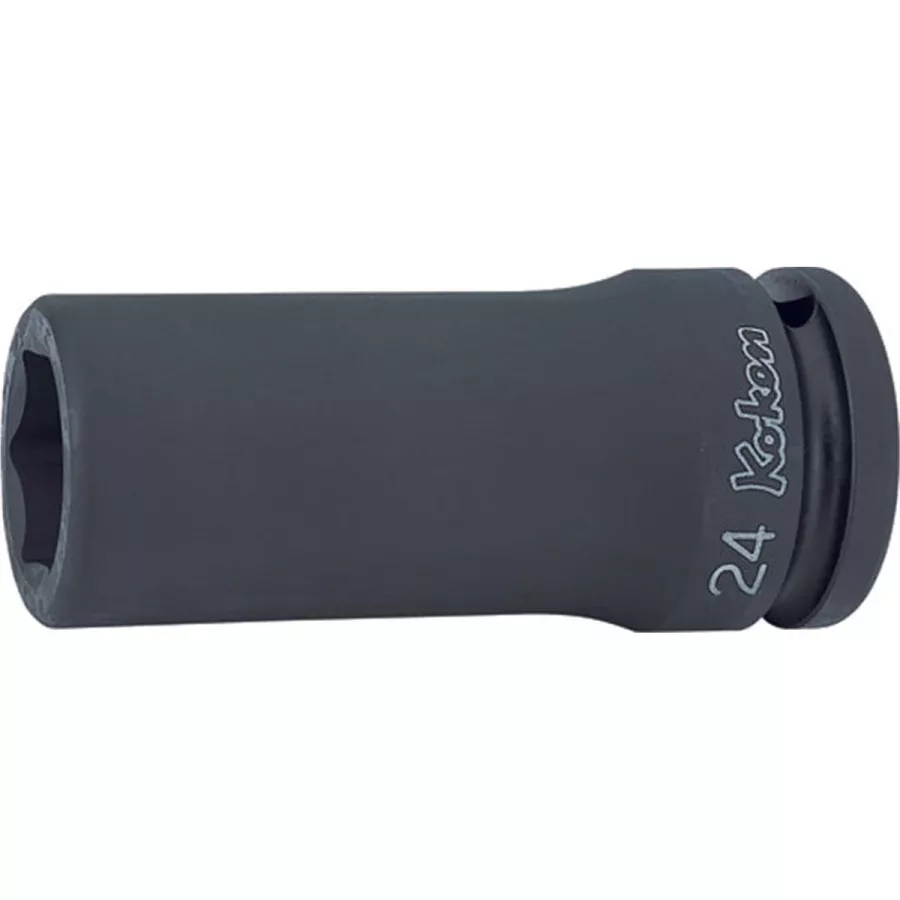 Ko-ken USA 16300M-24 3/4 Sq. Dr. Socket 24mm 6 point Length (image for) Ko-ken USA 16300M-24 3/4 Sq. Dr. Socket 24mm 6 point Length