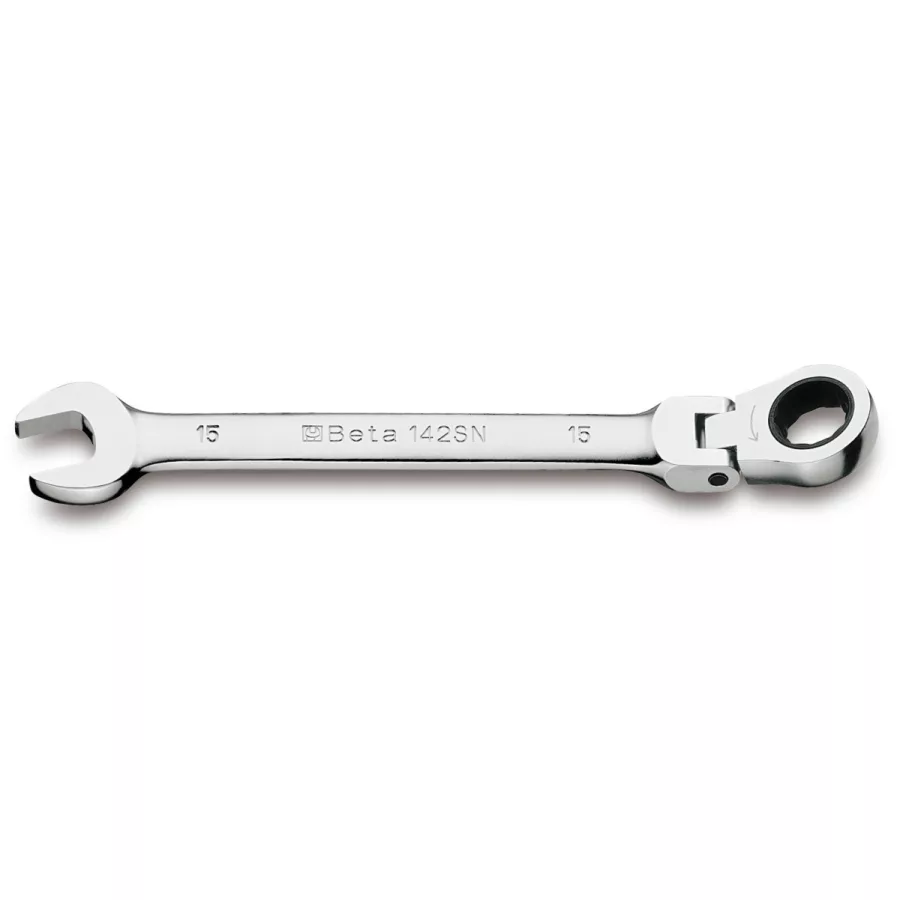 Beta 142SN 12-Point Flex Head, Ratcheting Combination Wrench, Me Beta 142SN 12-Point Flex Head, Ratcheting Combination Wrench, Me