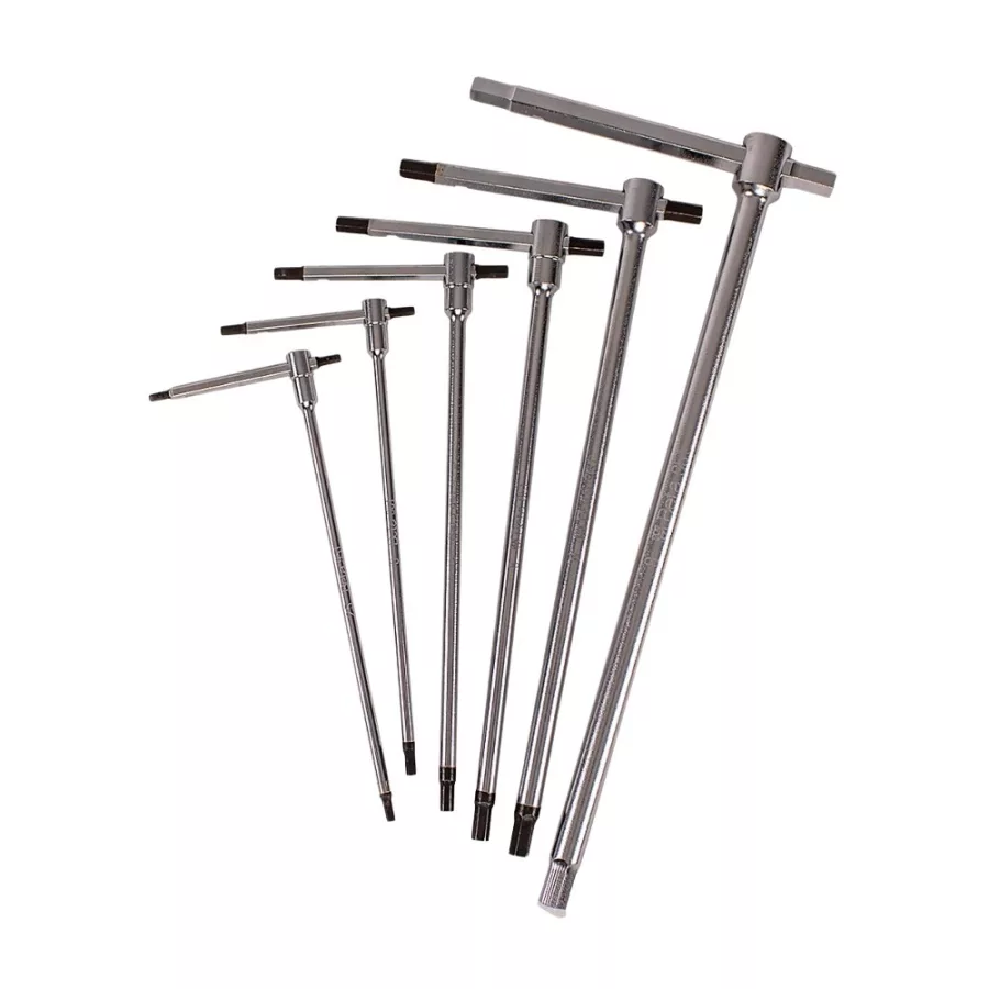 Beta 951/S6 Set of 6 Sliding T-Handle Hex Key Allen Wrenches, M