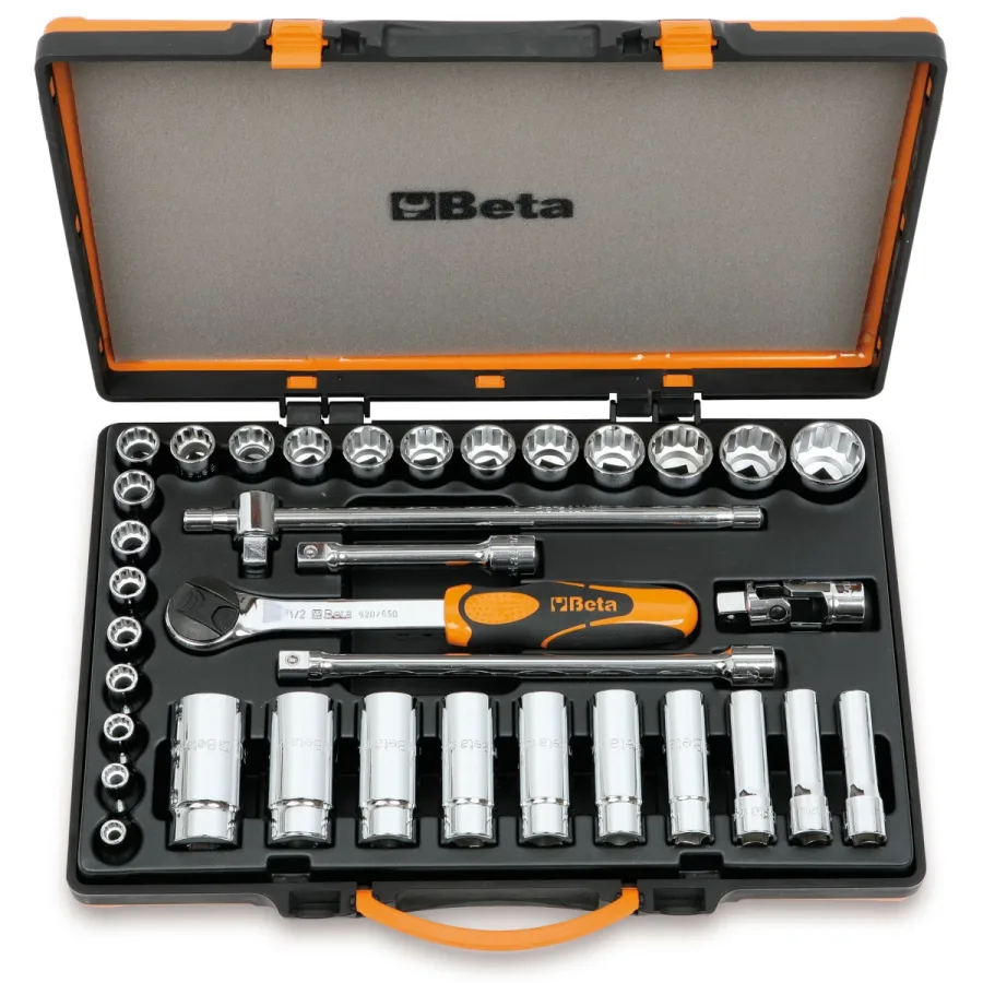 (image for) Beta 920B/C30Q 35-Piece Socket and Accessories Set - 1/2" Square