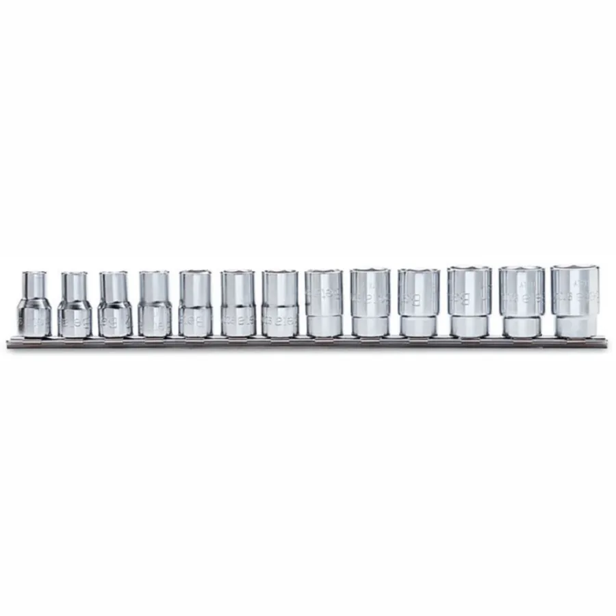 (image for) Beta 920A/SB13 Set of 13 1/2" Drive 6-Point Hand Sockets on Rail