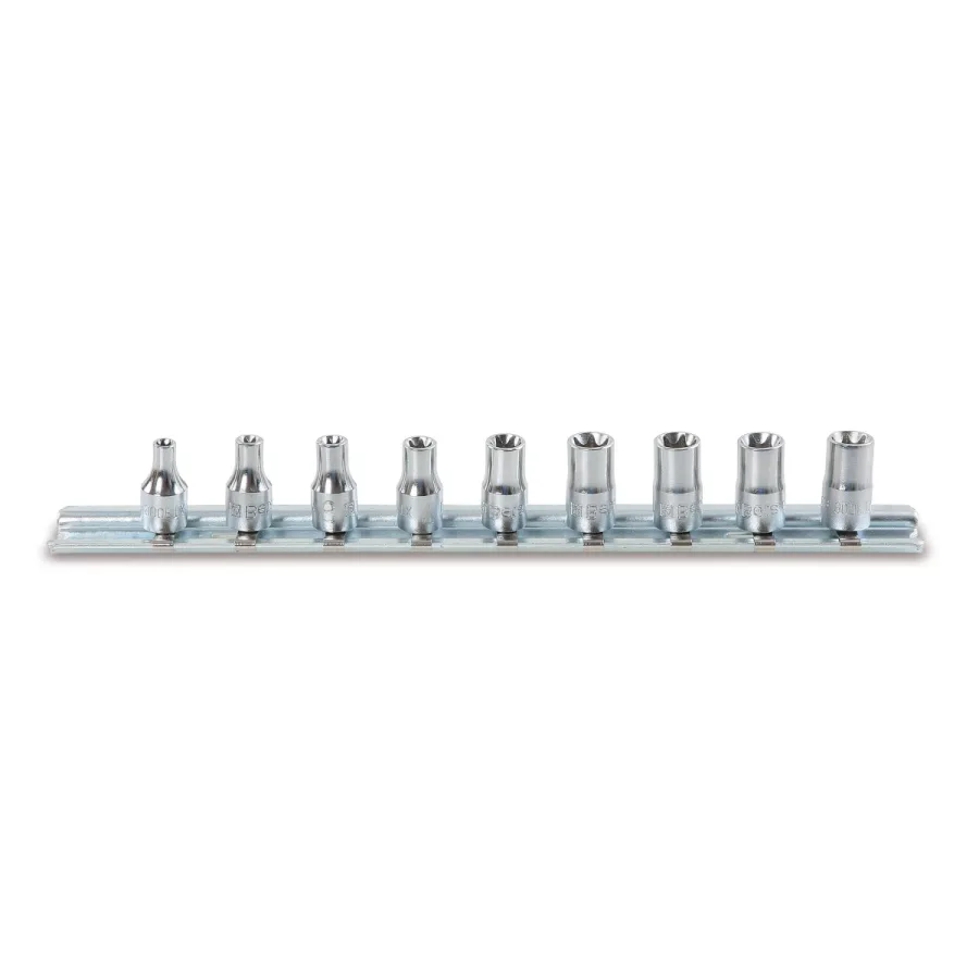 (image for) Beta 900FTX/SB9 Set of 9 1/4" Drive Torx Sockets E4-E14 with Rai
